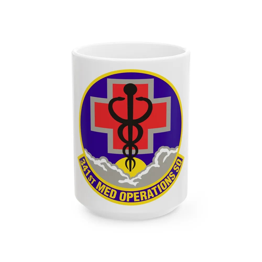 341st Medical Operations Squadron (U.S. Air Force) White Coffee Mug-15oz-Go Mug Yourself