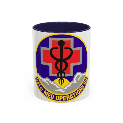 341st Medical Operations Squadron (U.S. Air Force) Accent Coffee Mug 11oz Navy - Go Mug Yourself