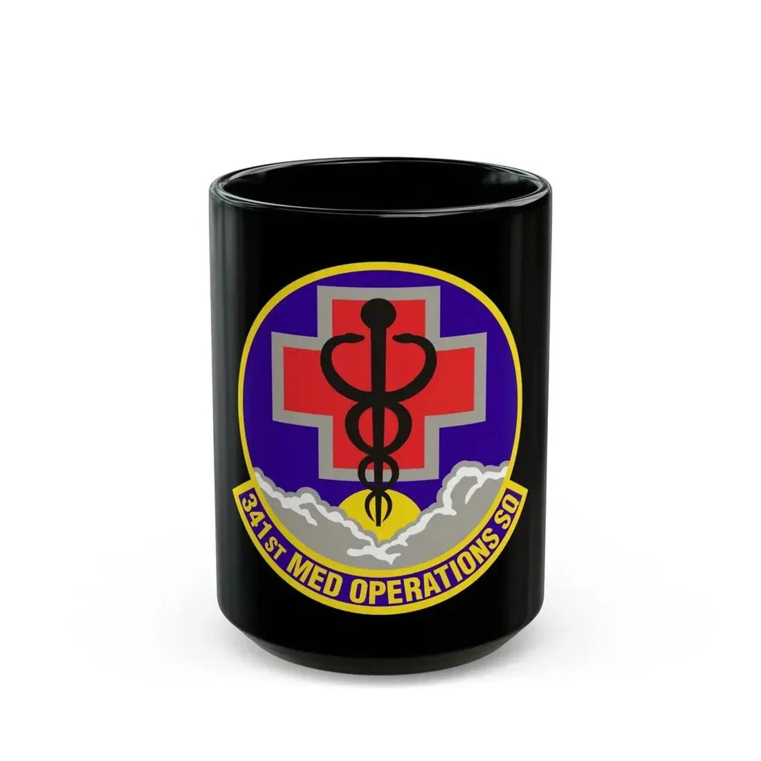 341st Medical Operations Squadron (U.S. Air Force) Black Coffee Mug 15oz - Go Mug Yourself