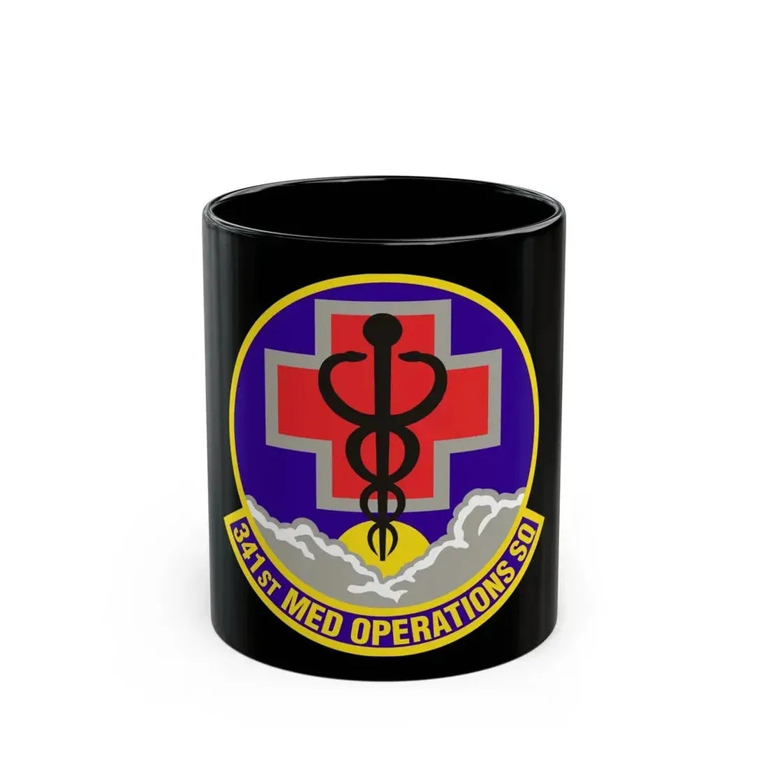 341st Medical Operations Squadron (U.S. Air Force) Black Coffee Mug - Go Mug Yourself