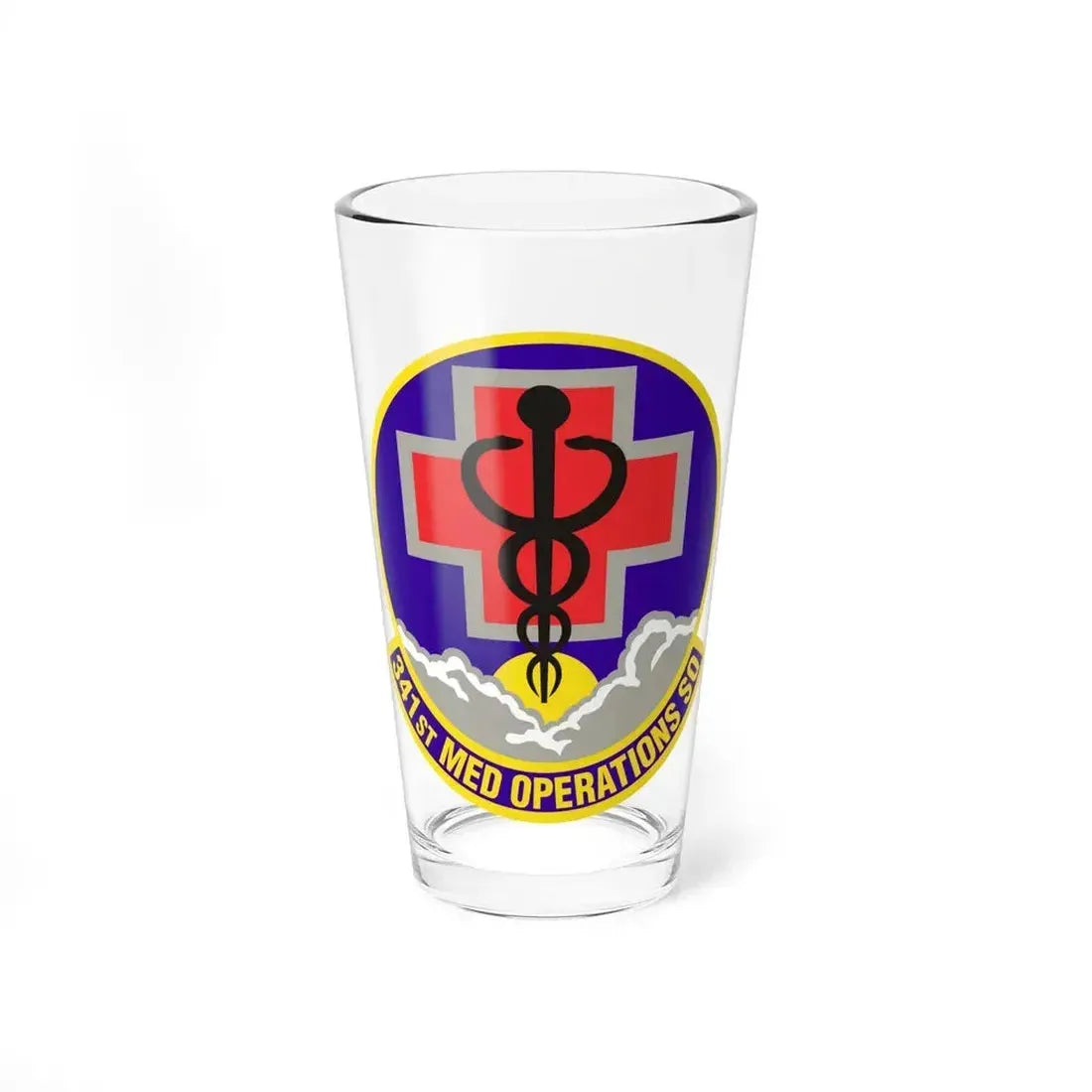 341st Medical Operations Squadron (U.S. Air Force) Pint Glass 16oz 16oz - Go Mug Yourself