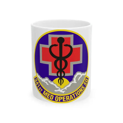 341st Medical Operations Squadron (U.S. Air Force) White Coffee Mug 11oz - Go Mug Yourself