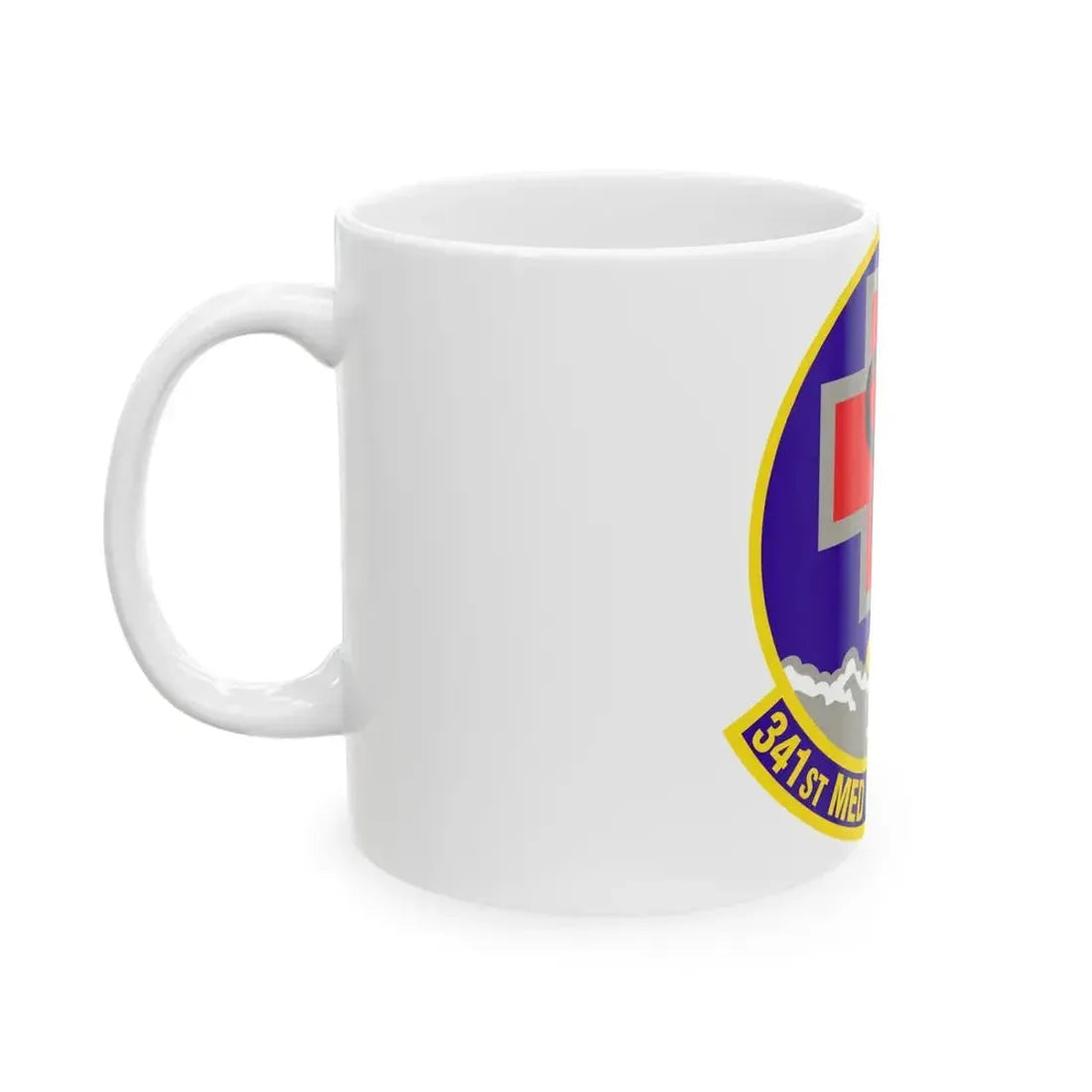 341st Medical Operations Squadron (U.S. Air Force) White Coffee Mug - Go Mug Yourself