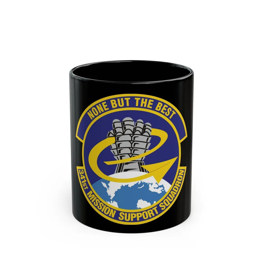 341st Mission Support Squadron (U.S. Air Force) Black Coffee Mug-11oz-Go Mug Yourself