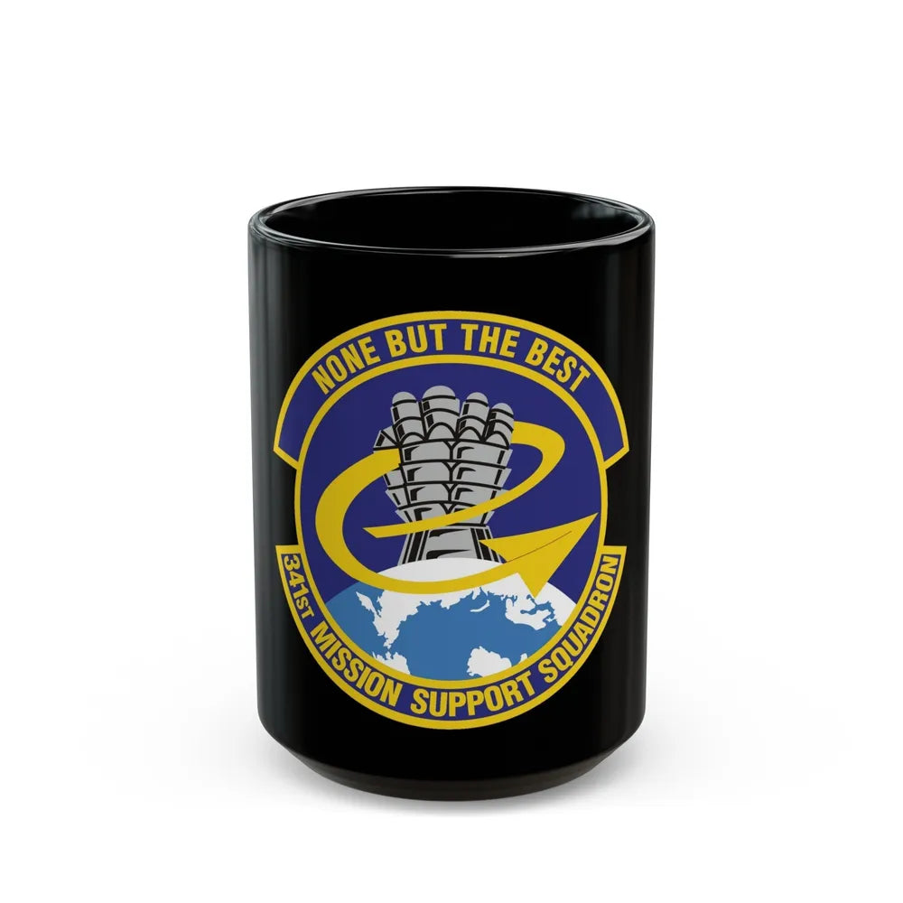 341st Mission Support Squadron (U.S. Air Force) Black Coffee Mug-15oz-Go Mug Yourself