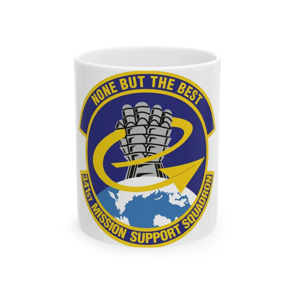 341st Mission Support Squadron (U.S. Air Force) White Coffee Mug-11oz-Go Mug Yourself