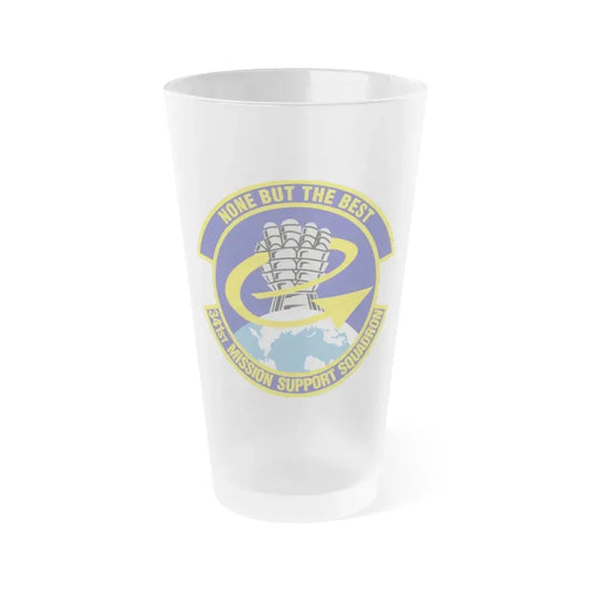341st Mission Support Squadron (U.S. Air Force) Frosted Pint Glass 16oz 16oz Frosted - Go Mug Yourself