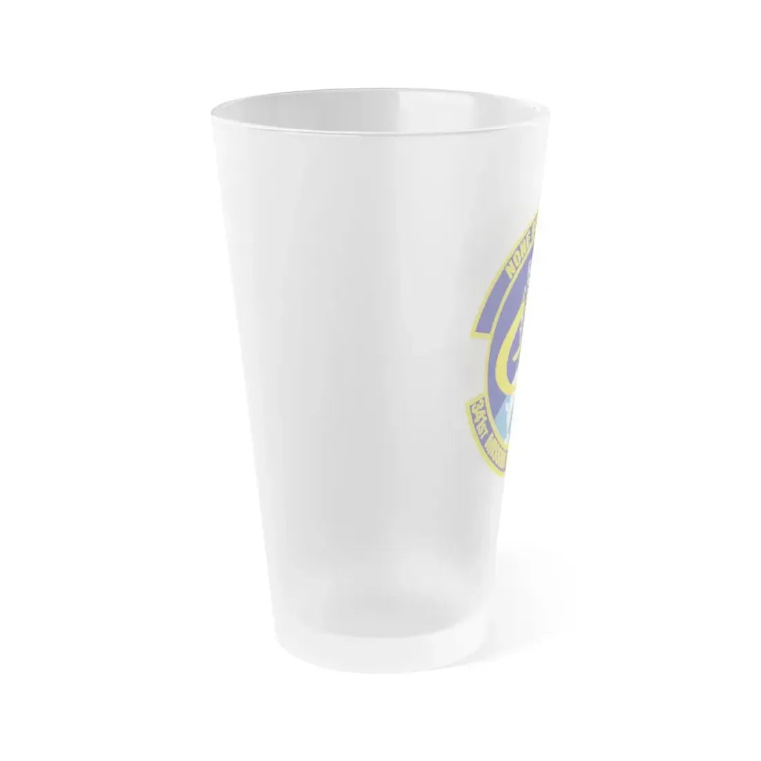341st Mission Support Squadron (U.S. Air Force) Frosted Pint Glass 16oz - Go Mug Yourself