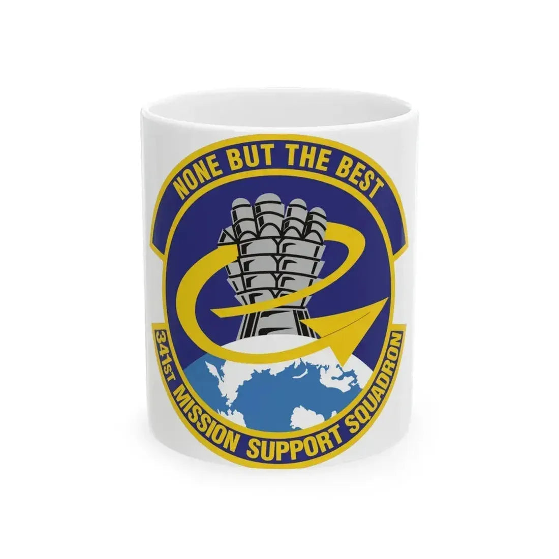 341st Mission Support Squadron (U.S. Air Force) White Coffee Mug 11oz - Go Mug Yourself
