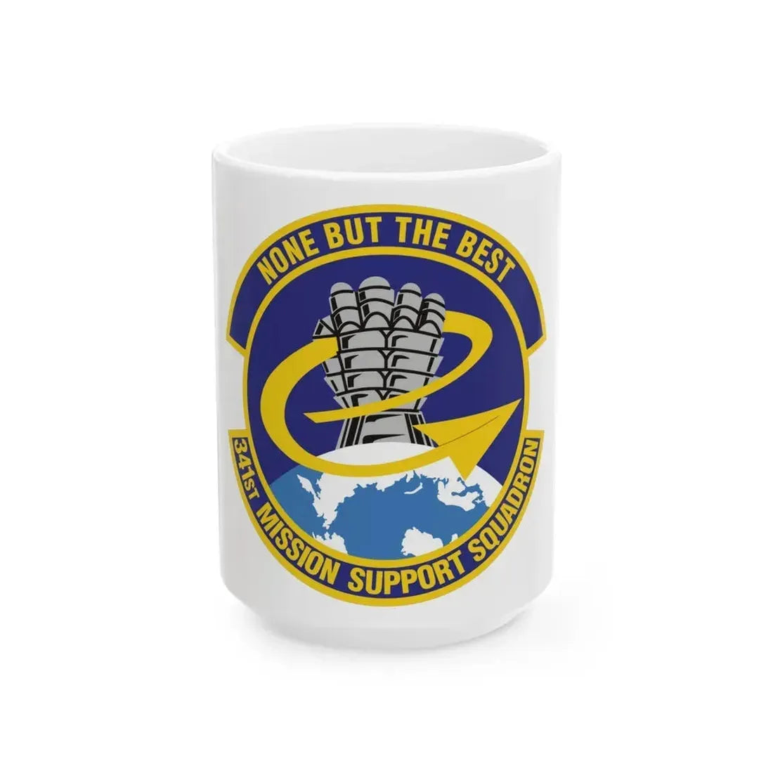 341st Mission Support Squadron (U.S. Air Force) White Coffee Mug 15oz - Go Mug Yourself