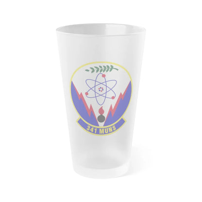 341st Munitions Squadron (U.S. Air Force) Frosted Pint Glass 16oz-16oz-Frosted-Go Mug Yourself