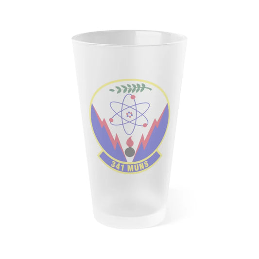 341st Munitions Squadron (U.S. Air Force) Frosted Pint Glass 16oz-16oz-Frosted-Go Mug Yourself