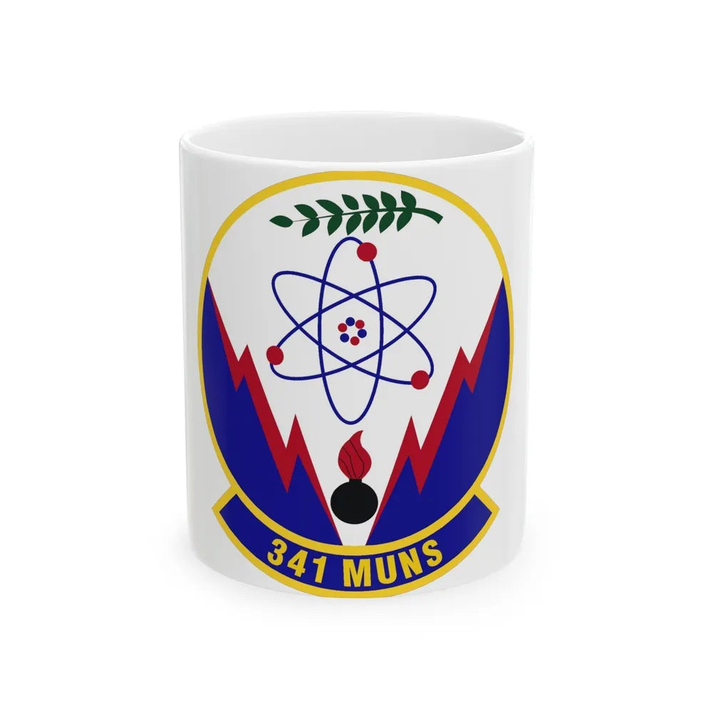 341st Munitions Squadron (U.S. Air Force) White Coffee Mug-11oz-Go Mug Yourself