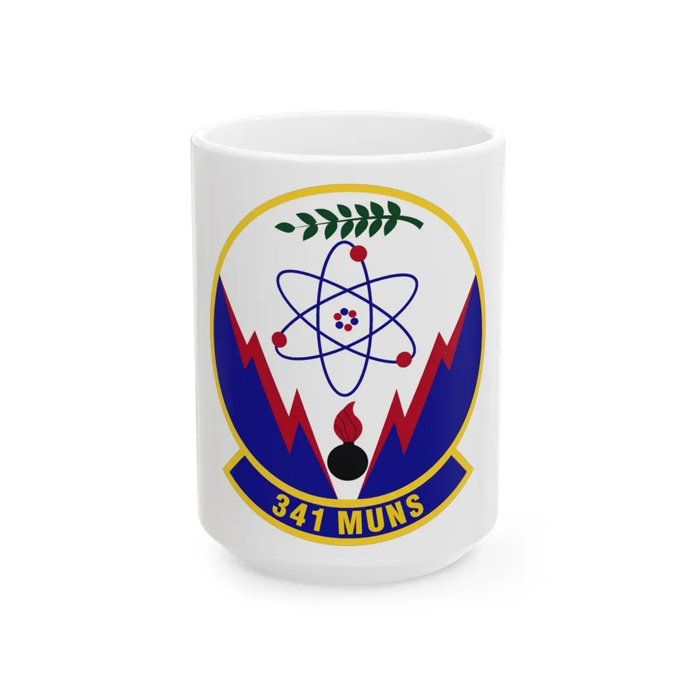 341st Munitions Squadron (U.S. Air Force) White Coffee Mug-15oz-Go Mug Yourself