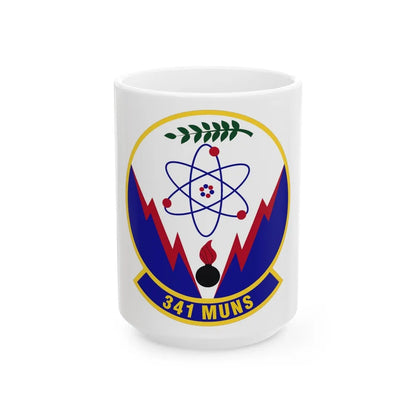 341st Munitions Squadron (U.S. Air Force) White Coffee Mug-15oz-Go Mug Yourself