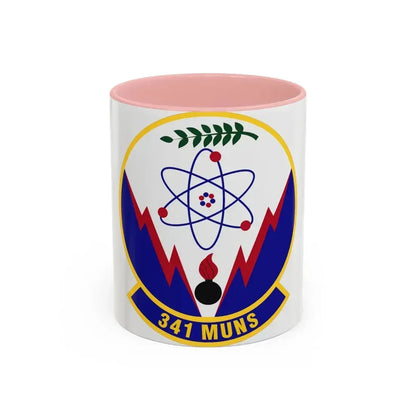 341st Munitions Squadron (U.S. Air Force) Accent Coffee Mug 11oz Pink - Go Mug Yourself