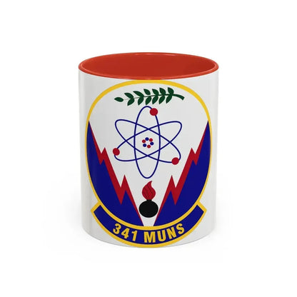 341st Munitions Squadron (U.S. Air Force) Accent Coffee Mug 11oz Red - Go Mug Yourself