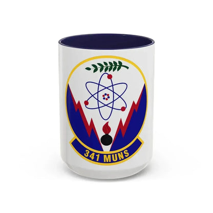 341st Munitions Squadron (U.S. Air Force) Accent Coffee Mug 15oz Navy - Go Mug Yourself