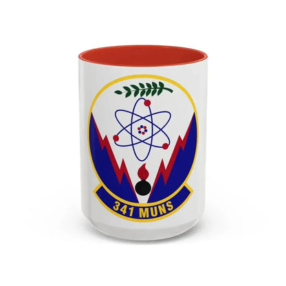 341st Munitions Squadron (U.S. Air Force) Accent Coffee Mug 15oz Red - Go Mug Yourself