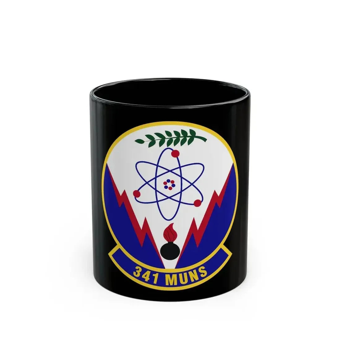 341st Munitions Squadron (U.S. Air Force) Black Coffee Mug 11oz - Go Mug Yourself