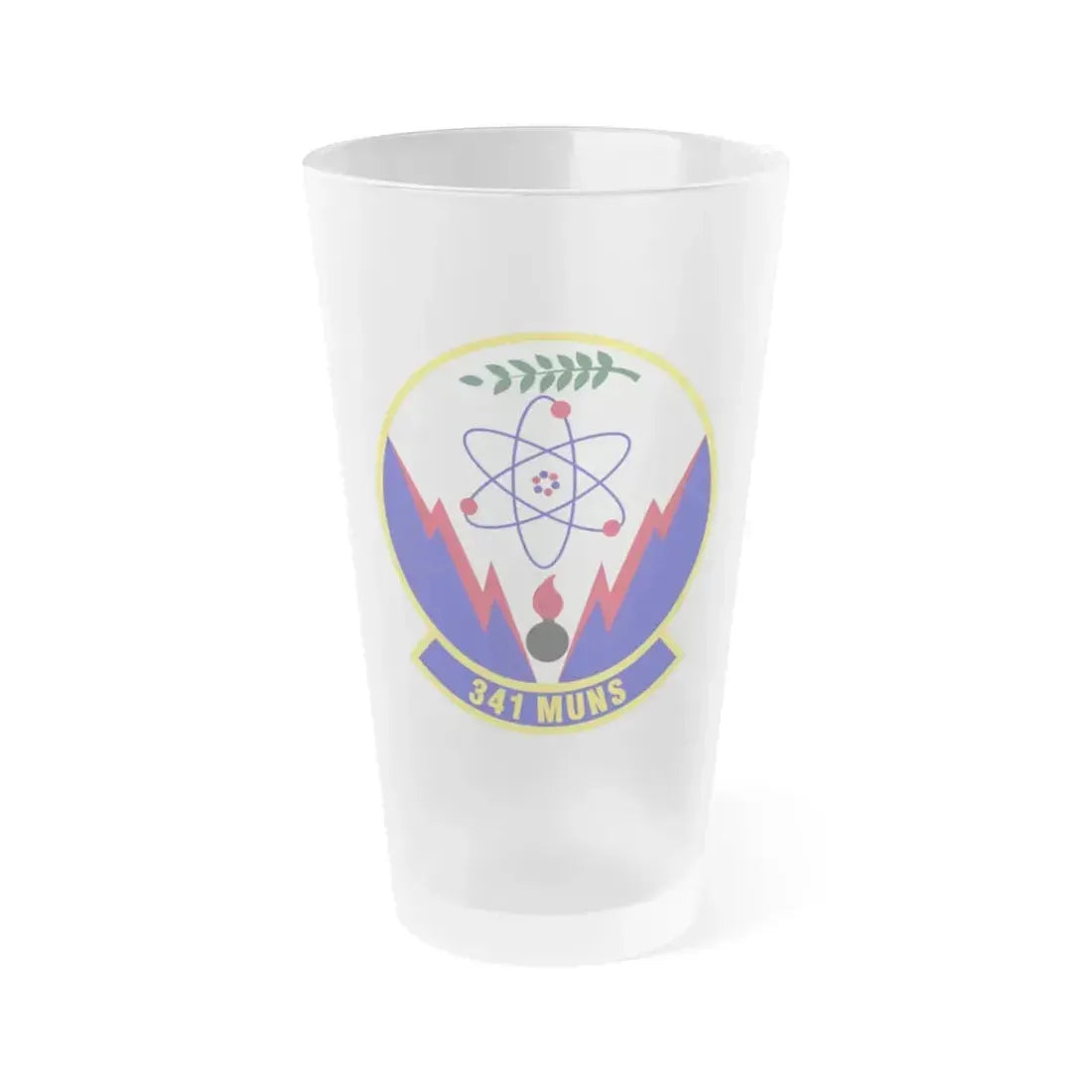 341st Munitions Squadron (U.S. Air Force) Frosted Pint Glass 16oz 16oz Frosted - Go Mug Yourself