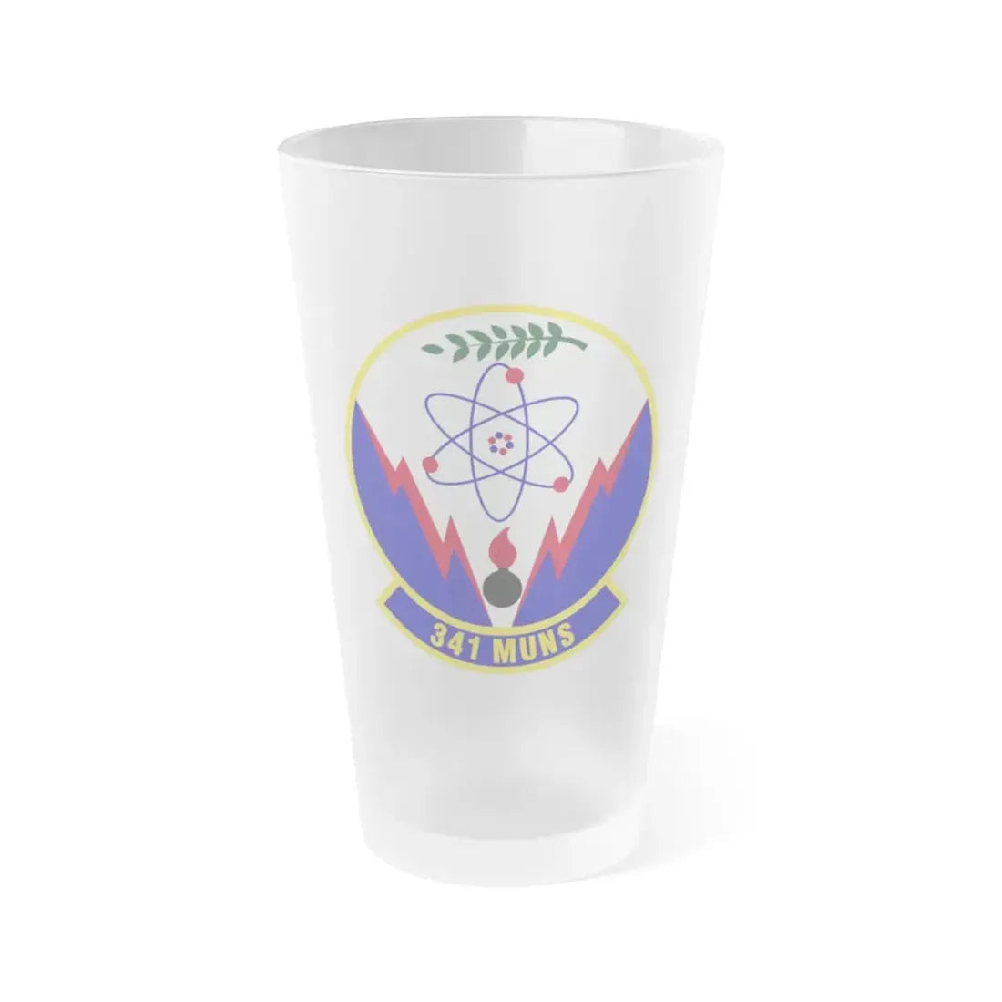 341st Munitions Squadron (U.S. Air Force) Frosted Pint Glass 16oz 16oz Frosted - Go Mug Yourself