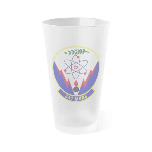 341st Munitions Squadron (U.S. Air Force) Frosted Pint Glass 16oz 16oz Frosted - Go Mug Yourself