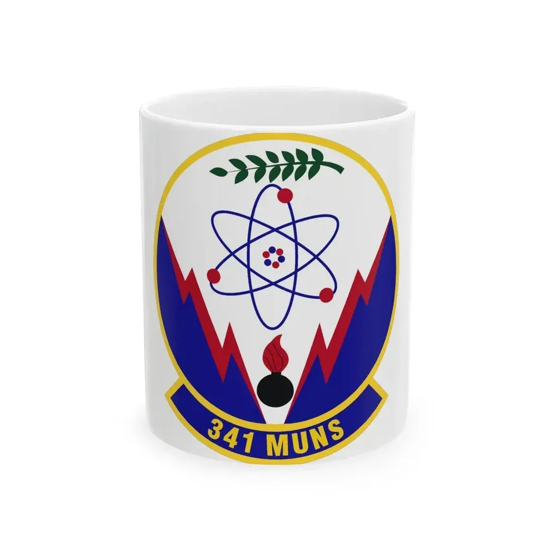 341st Munitions Squadron (U.S. Air Force) White Coffee Mug 11oz - Go Mug Yourself
