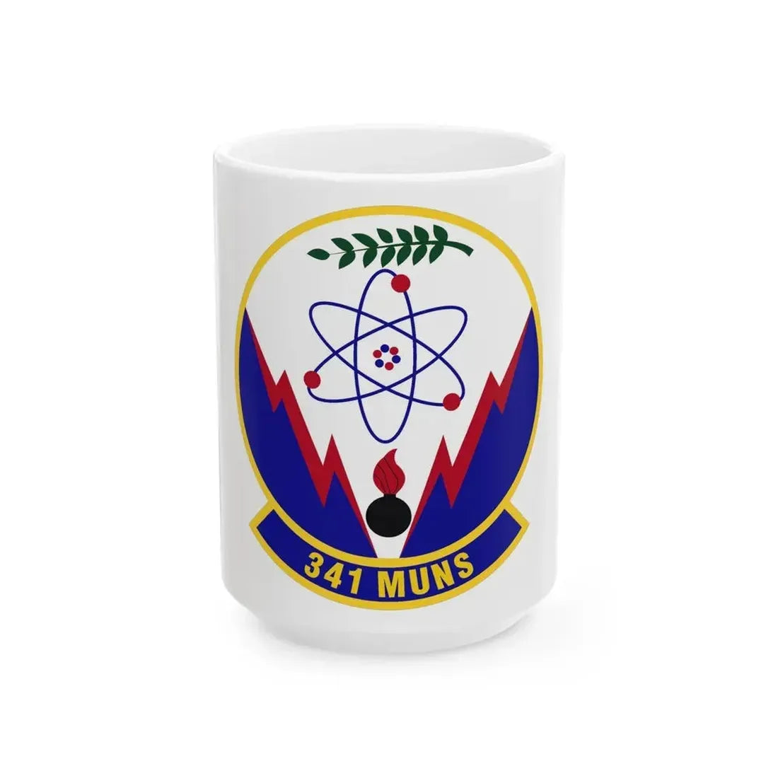 341st Munitions Squadron (U.S. Air Force) White Coffee Mug 15oz - Go Mug Yourself