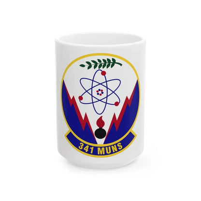 341st Munitions Squadron (U.S. Air Force) White Coffee Mug 15oz - Go Mug Yourself