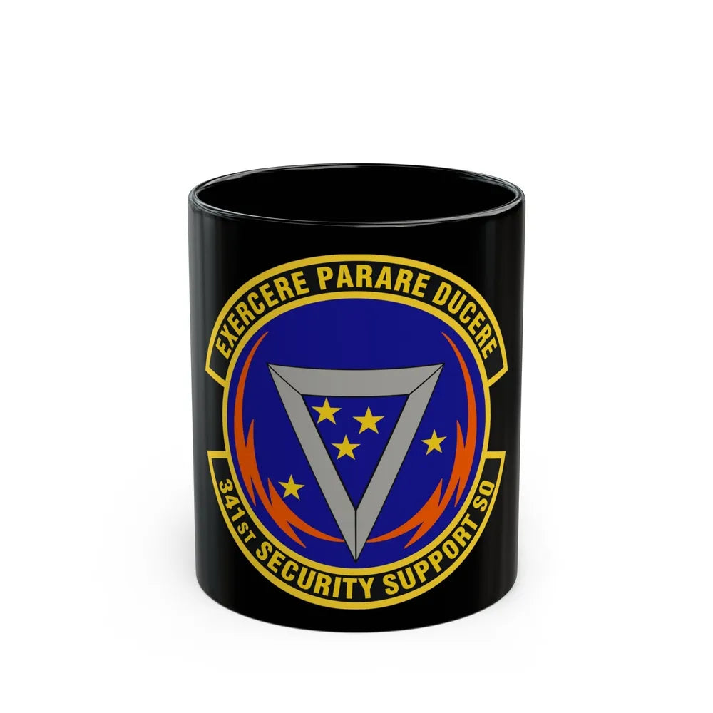 341st Security Support Squadron (U.S. Air Force) Black Coffee Mug-11oz-Go Mug Yourself