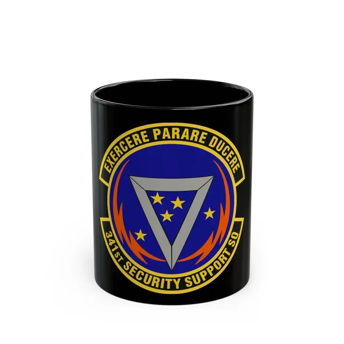 341st Security Support Squadron (U.S. Air Force) Black Coffee Mug - Go Mug Yourself
