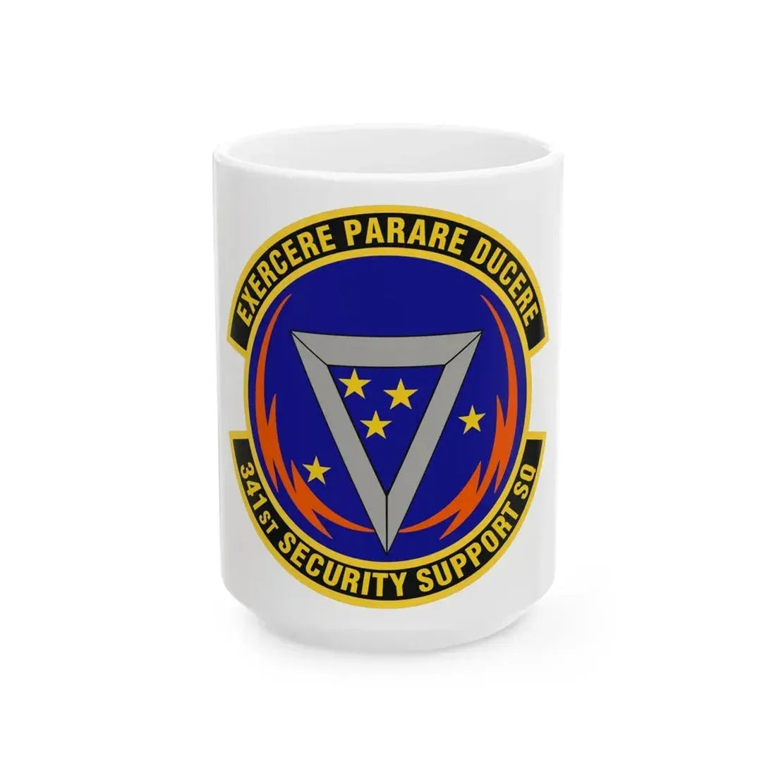 341st Security Support Squadron (U.S. Air Force) White Coffee Mug 15oz - Go Mug Yourself