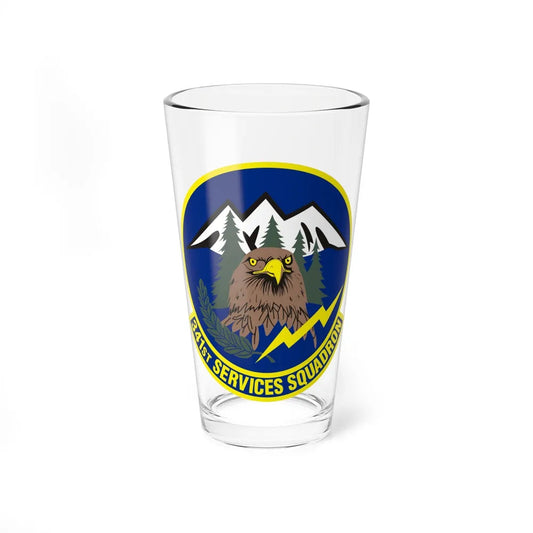 341st Services Squadron (U.S. Air Force) Pint Glass 16oz-16oz-Go Mug Yourself