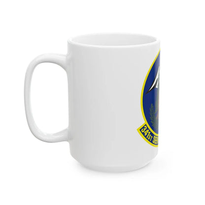 341st Services Squadron (U.S. Air Force) White Coffee Mug-Go Mug Yourself