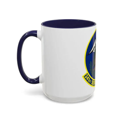 341st Services Squadron (U.S. Air Force) Accent Coffee Mug - Go Mug Yourself