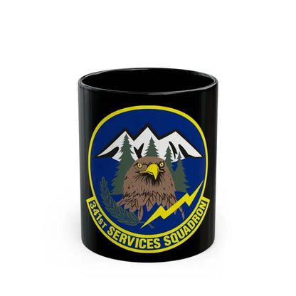341st Services Squadron (U.S. Air Force) Black Coffee Mug 11oz - Go Mug Yourself