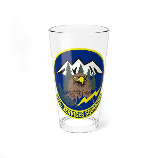 341st Services Squadron (U.S. Air Force) Pint Glass 16oz 16oz - Go Mug Yourself