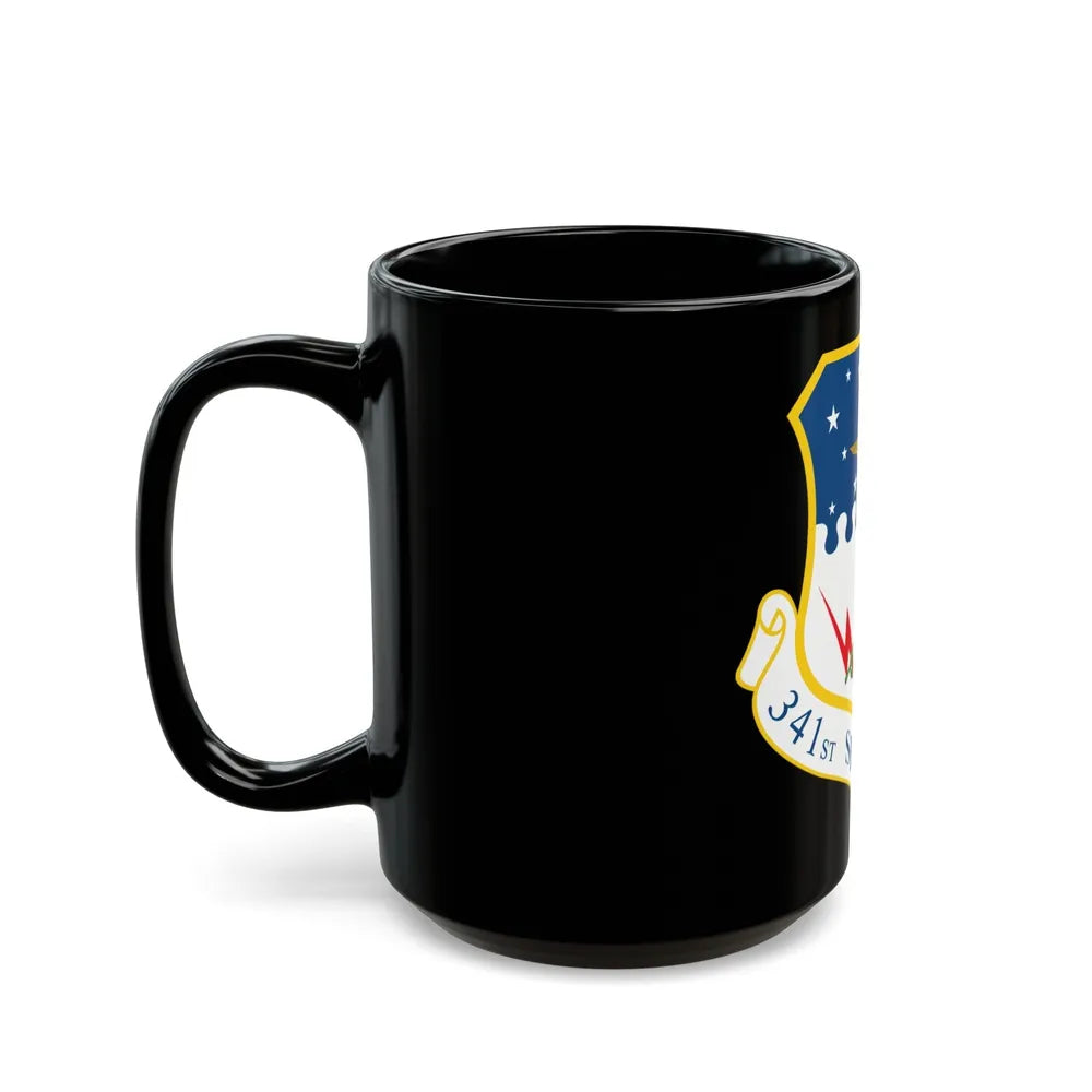 341st Space Wing (U.S. Air Force) Black Coffee Mug-Go Mug Yourself