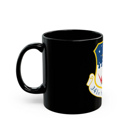 341st Space Wing (U.S. Air Force) Black Coffee Mug-Go Mug Yourself