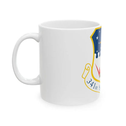 341st Space Wing (U.S. Air Force) White Coffee Mug-Go Mug Yourself