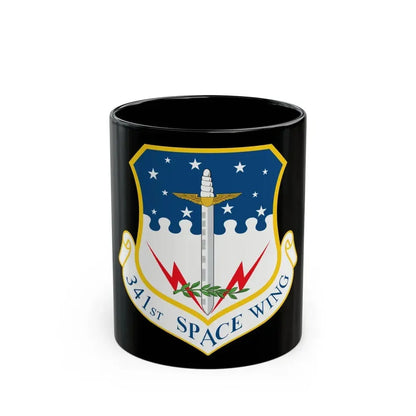 341st Space Wing (U.S. Air Force) Black Coffee Mug 11oz - Go Mug Yourself
