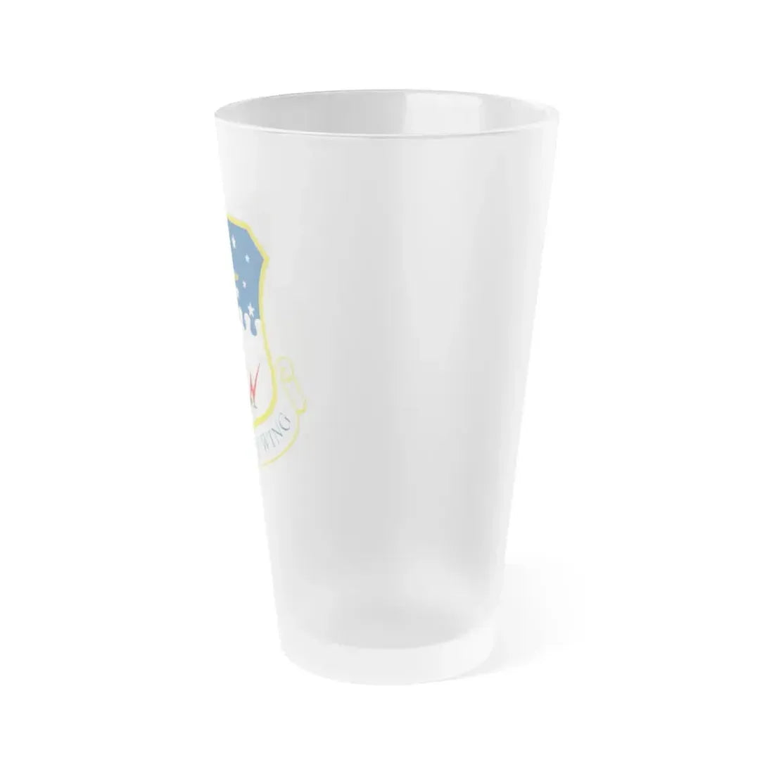 341st Space Wing (U.S. Air Force) Frosted Pint Glass 16oz - Go Mug Yourself