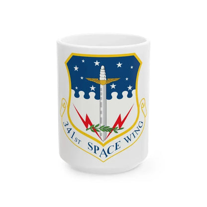 341st Space Wing (U.S. Air Force) White Coffee Mug 15oz - Go Mug Yourself