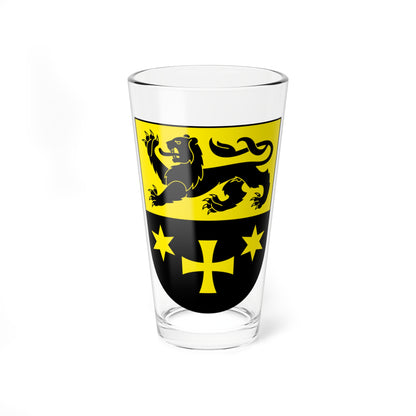 Oberriet-blazon (Switzerland) (Coat of Arms) Pint Glass 16oz