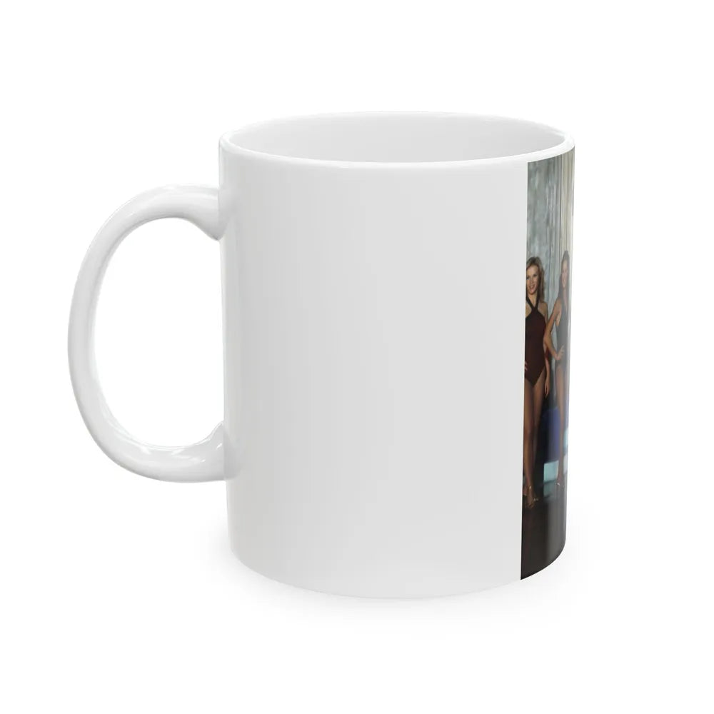 Lynda Carter #171 (Vintage Female Icon) White Coffee Mug-Go Mug Yourself