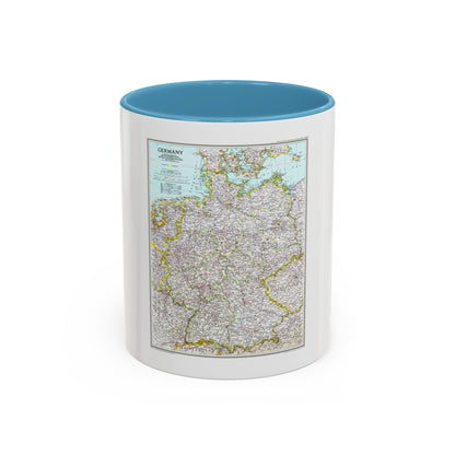 Germany (1991) (Map) Accent Coffee Mug