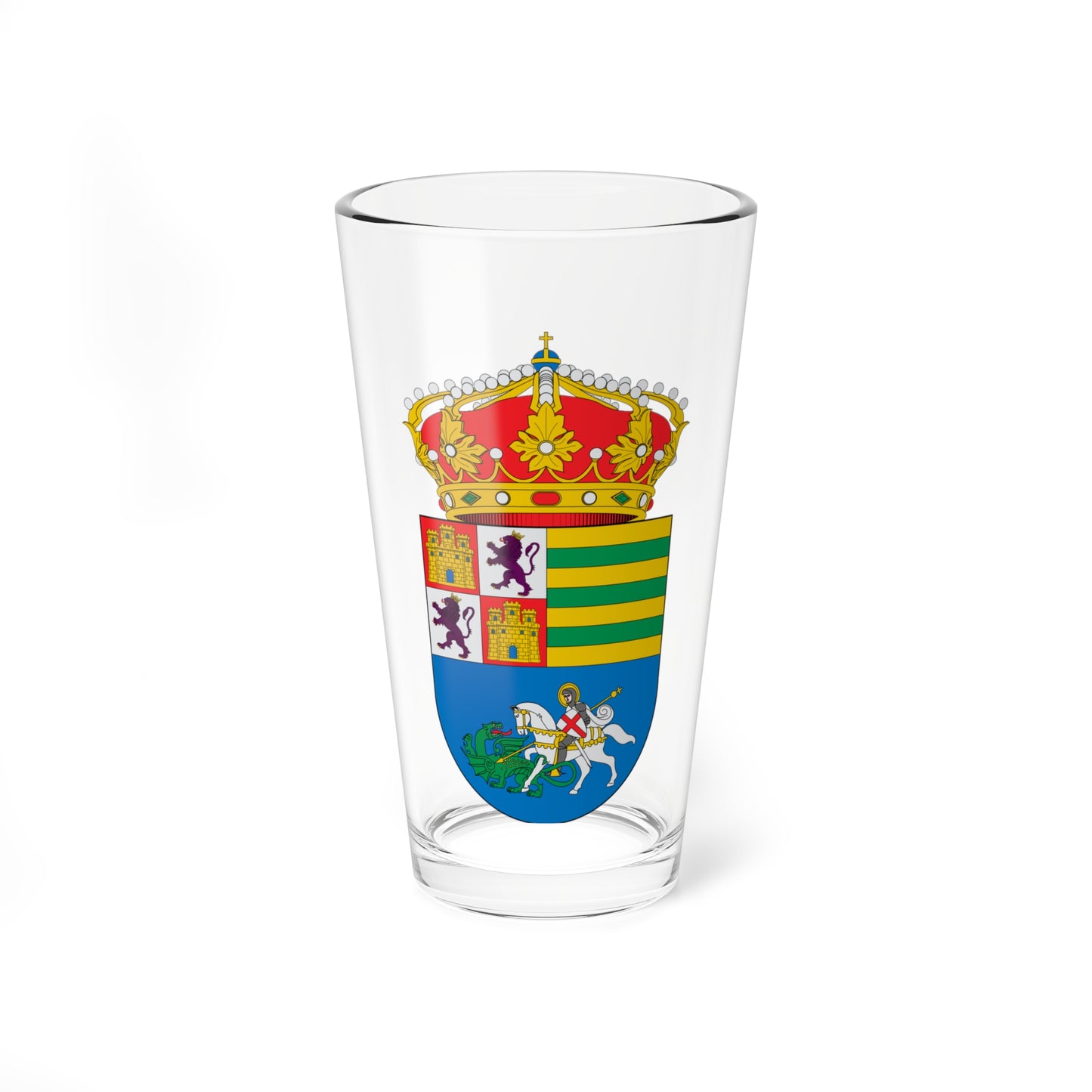 Escudo de Alcalá de los Gazules (Spain) (Coat of Arms) Pint Glass 16oz