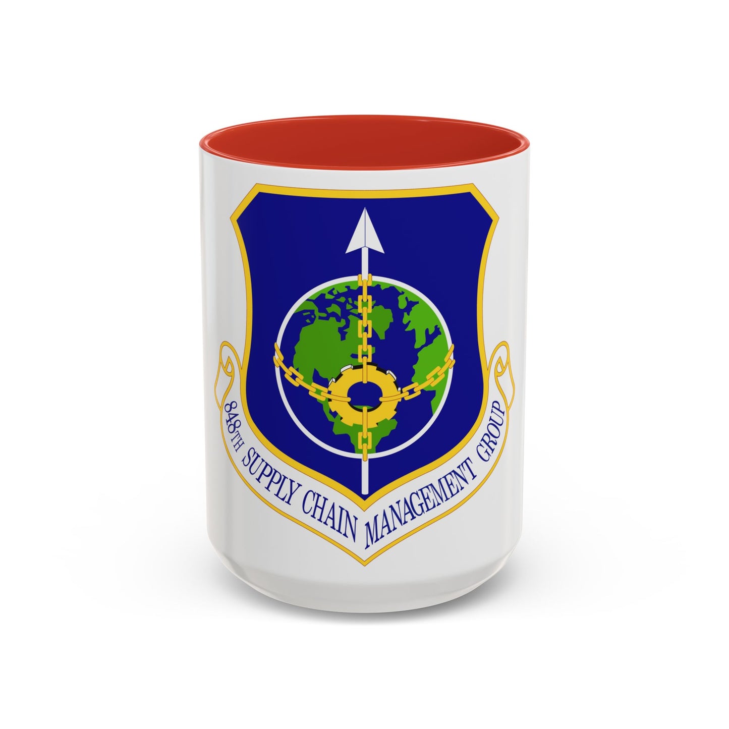 848 Supply Chain Management Group AFMC (U.S. Air Force) Accent Coffee Mug