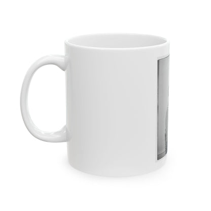 Portrait Of Brig. Gen. Robert Mitchell, Officer Of The Federal Army (U.S. Civil War) White Coffee Mug